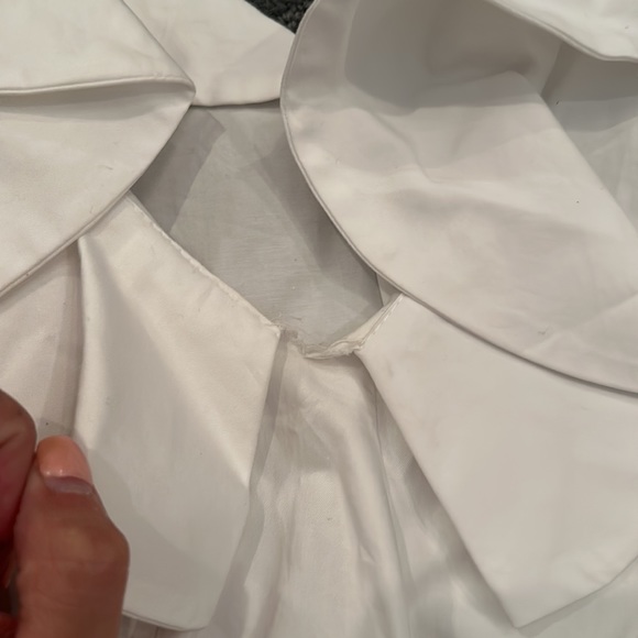 Zara ruffled white top - Picture 2 of 4